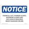 Signmission OSHA Sign, Chemical Suit Rubber Neoprene Gloves, 14in X 10in Plastic, 14" W, 10" H, Lndscp OS-NS-P-1014-L-10573 - alternate 1